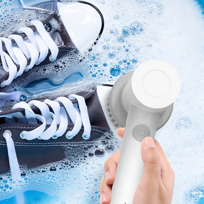 Electric Handheld Spin Scrubber Cordless Cleaning Brush with 2 Rotating Speeds DailySale