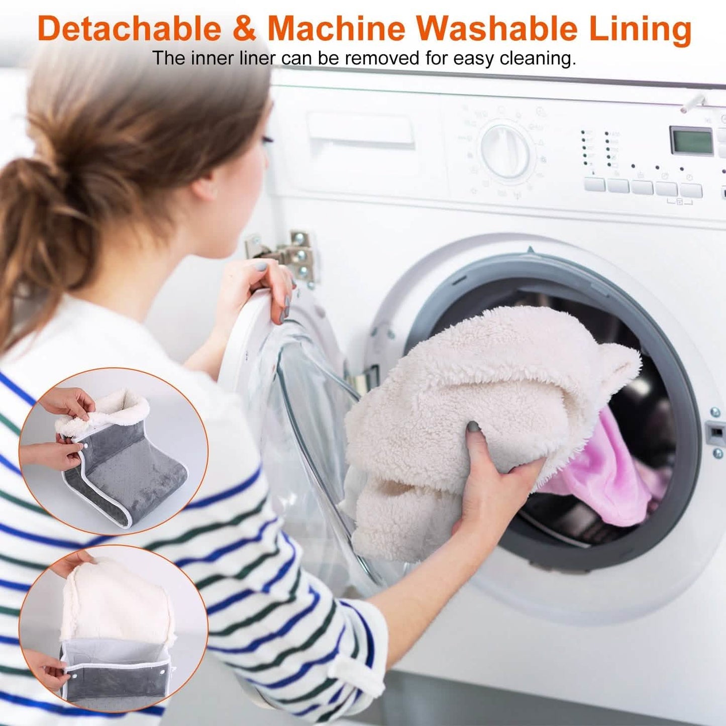 Electric Heated Foot Warmer with 6 Level Heating 4 Level Timing DailySale