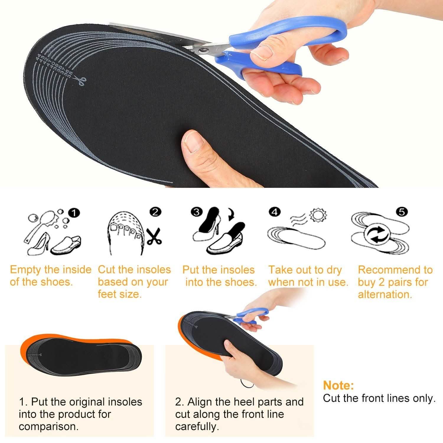 Electric Heated Insoles USB Foot Warmer Pads DailySale