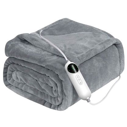 Electric Heated Throw Flannel Heated Blanket DailySale
