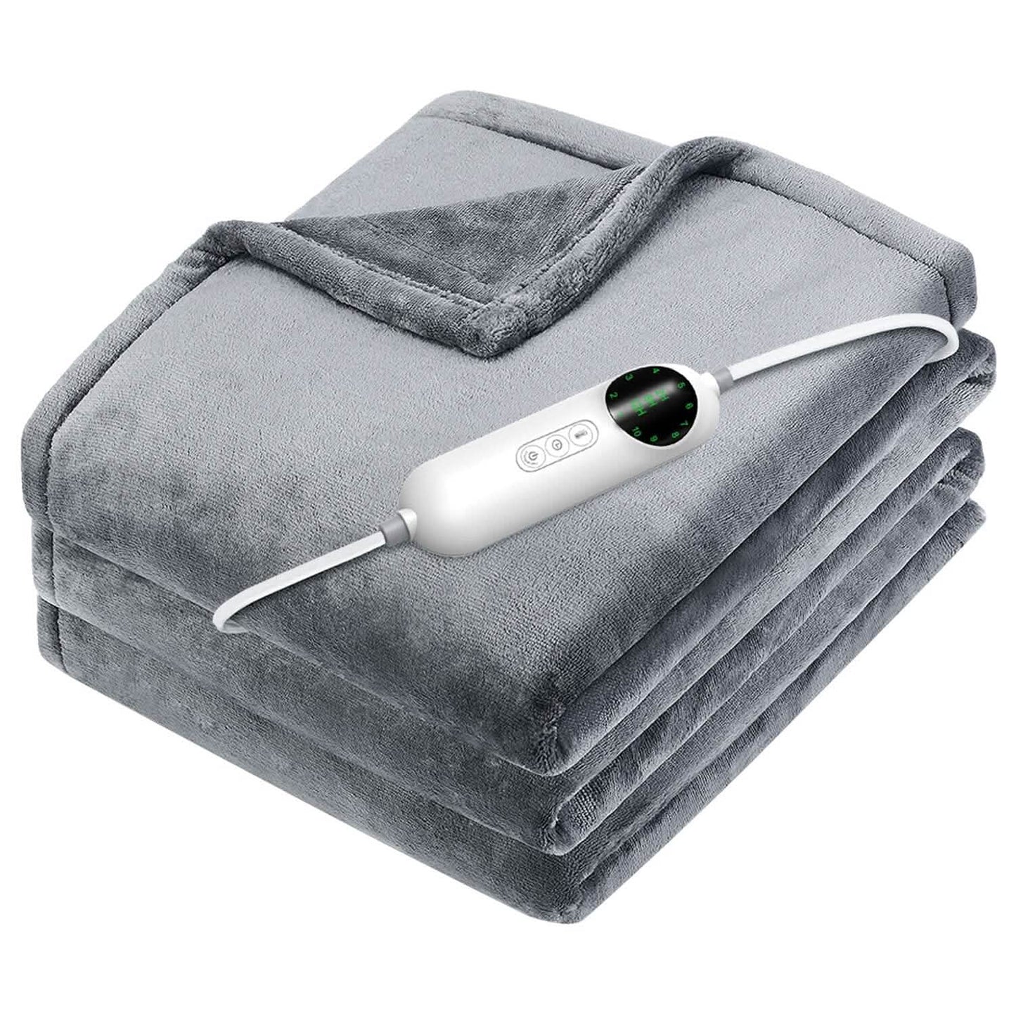 Electric Heated Throw Flannel Heated Blanket DailySale