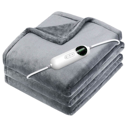 Electric Heated Throw Flannel Heated Blanket DailySale