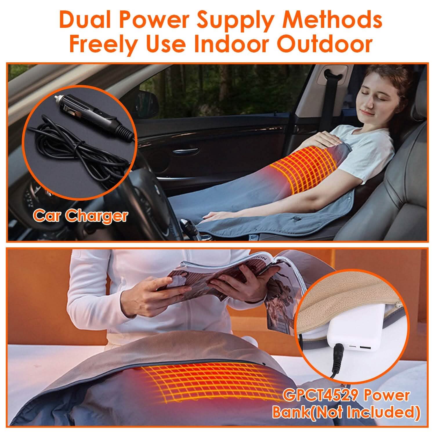 Electric Heated Throw Full Body Shawl DailySale