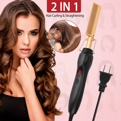 Electric Heating Hair Comb DailySale