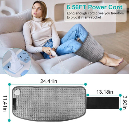 Electric Heating Pad for Back Abdomen Shoulder with 10 Adjustable Temperature Smart Timer Setting DailySale