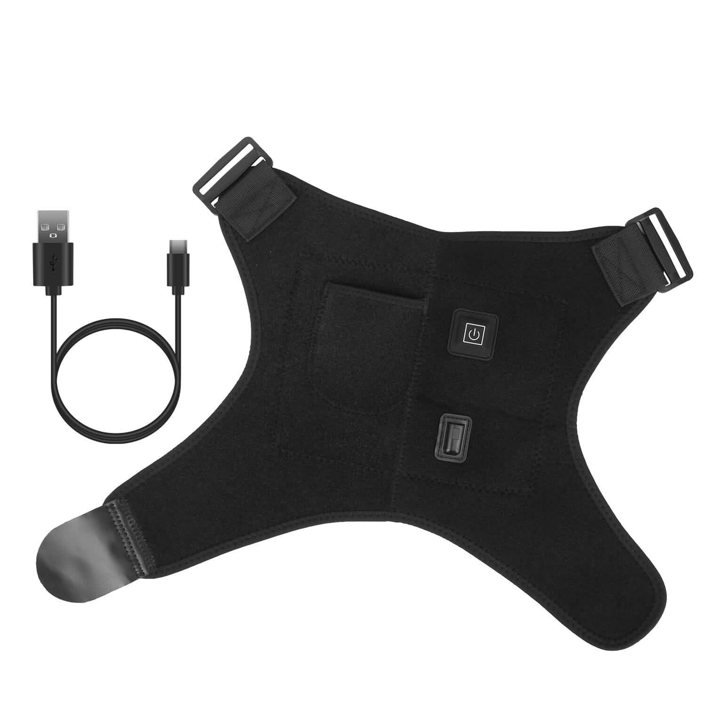 Electric Heating Pad Therapy Shoulder Heating Wrap Compression Sleeve DailySale