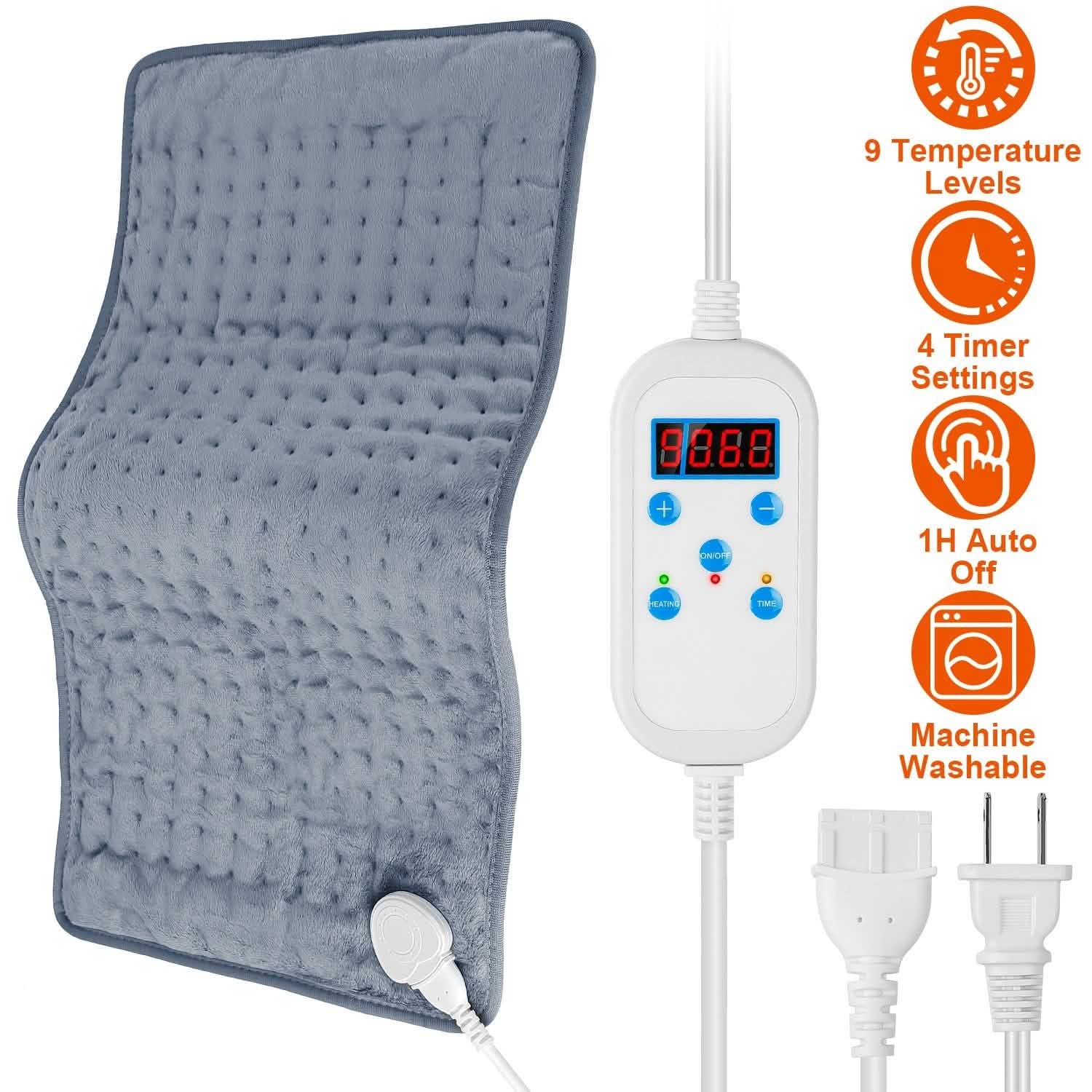 Electric Heating Pad with 9 Temperature Levels DailySale