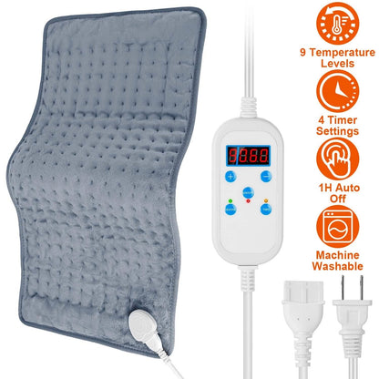 Electric Heating Pad with 9 Temperature Levels DailySale