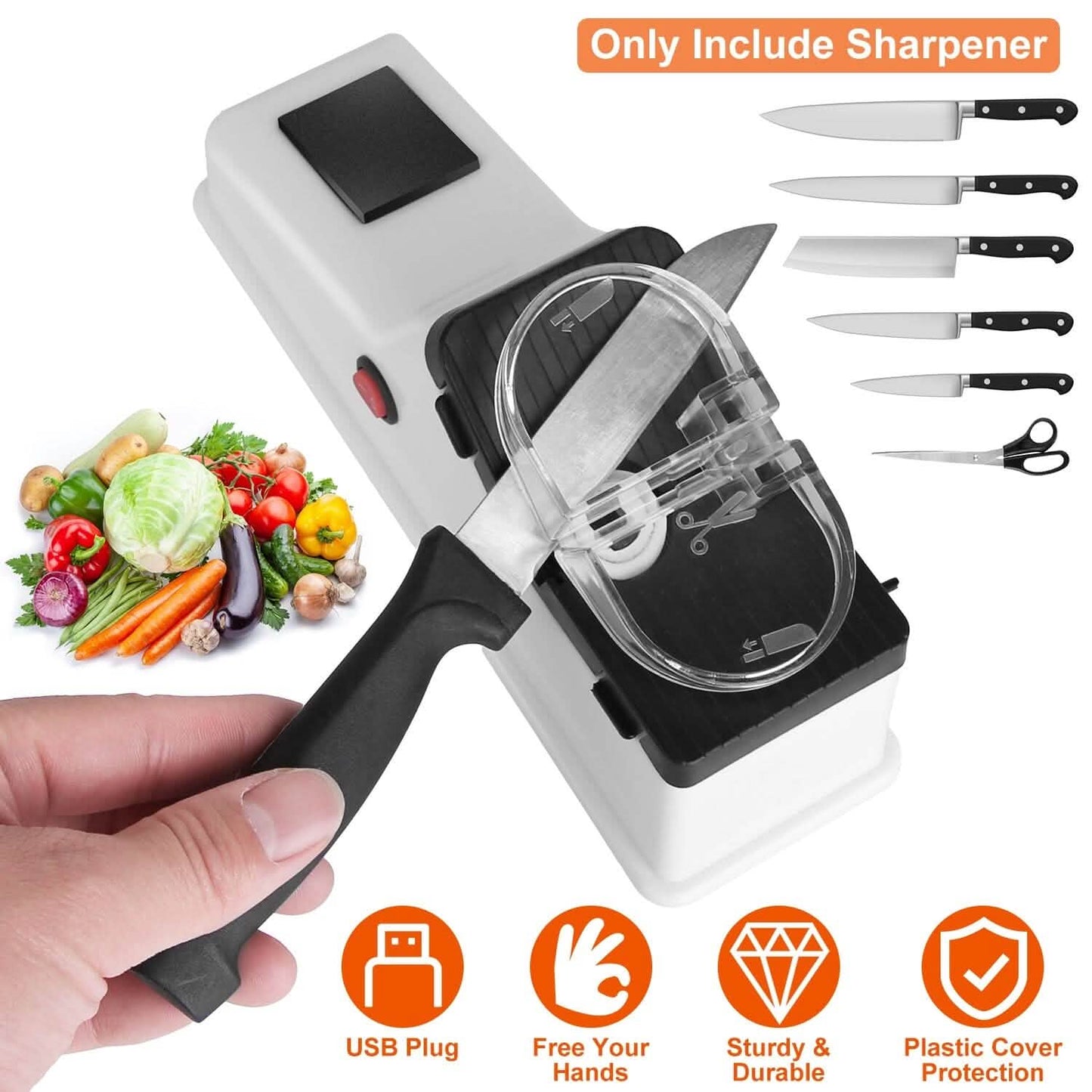 Electric Knife Sharpener with USB Plug DailySale