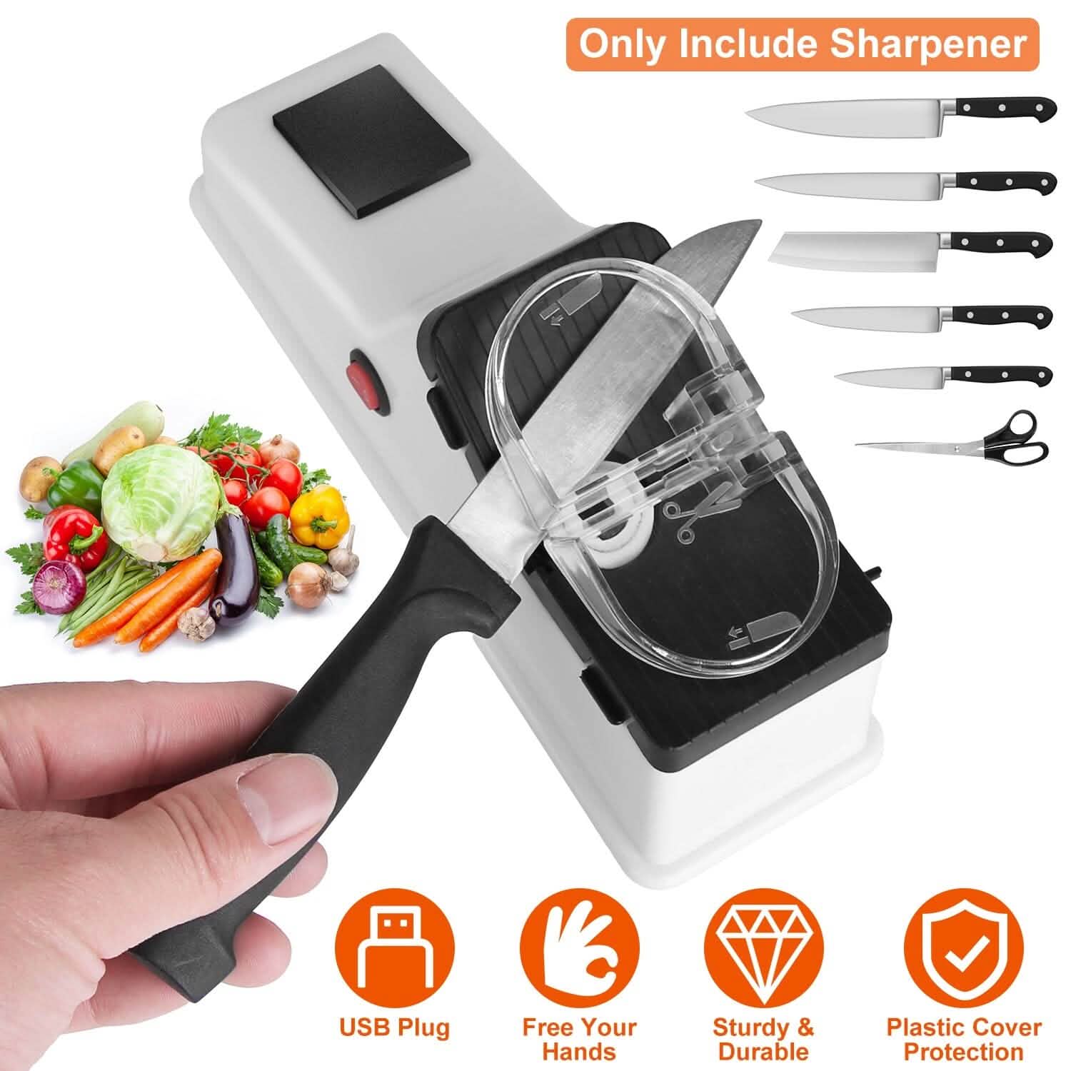Electric Knife Sharpener with USB Plug DailySale