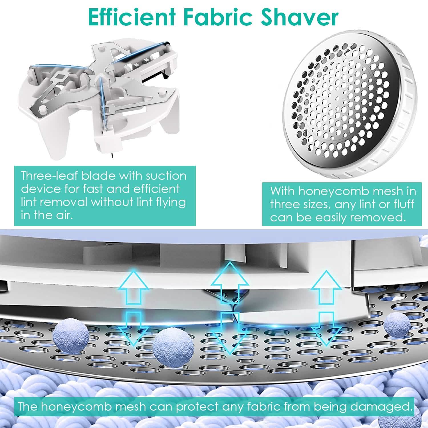 Electric Lint Shaver USB Rechargeable Fabric Clothes Lint Fluff Remover DailySale