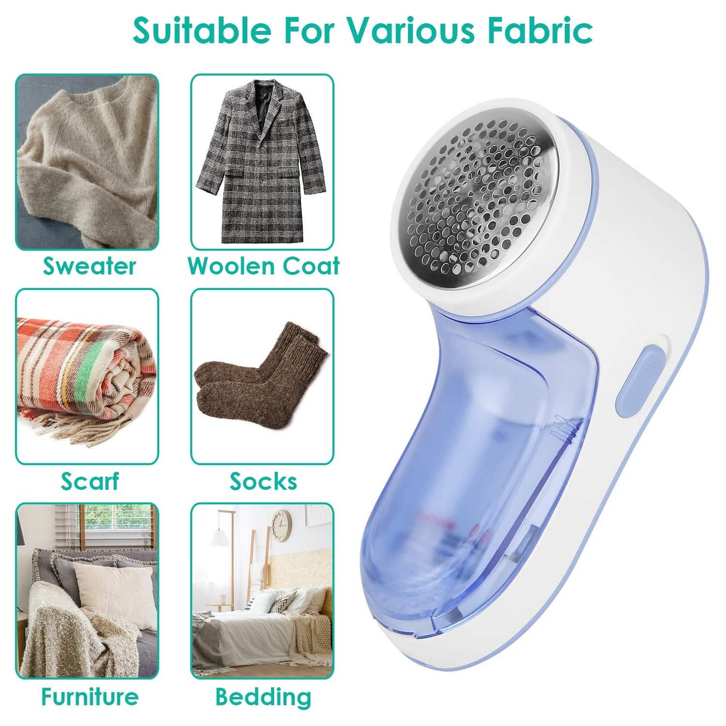 Electric Lint Shaver USB Rechargeable Fabric Clothes Lint Fluff Remover DailySale