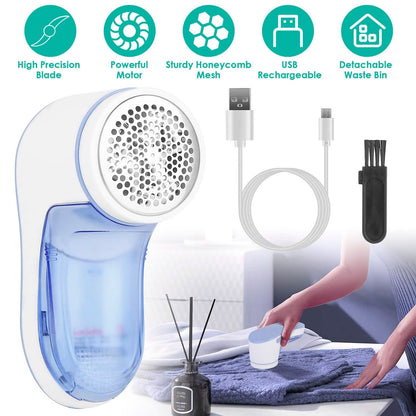 Electric Lint Shaver USB Rechargeable Fabric Clothes Lint Fluff Remover DailySale