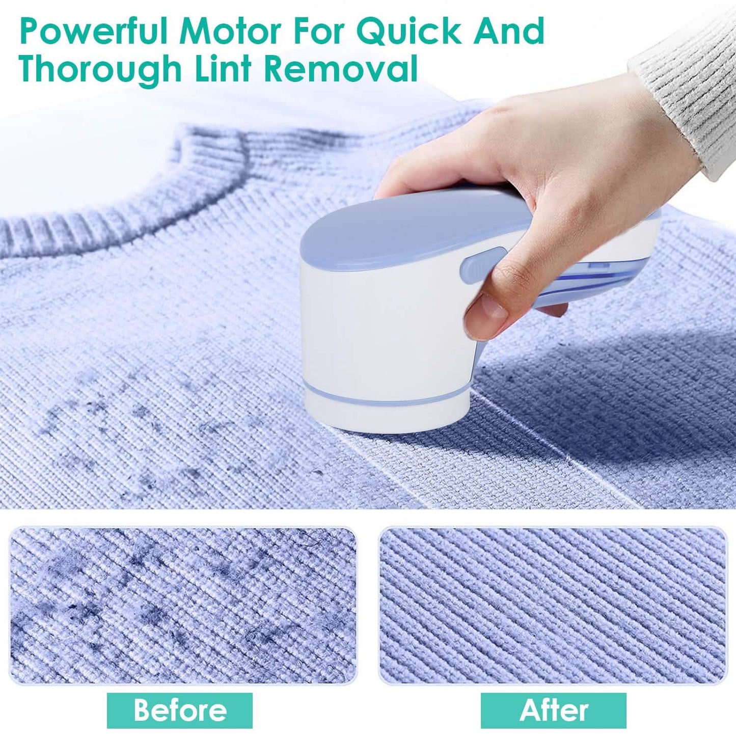 Electric Lint Shaver USB Rechargeable Fabric Clothes Lint Fluff Remover DailySale