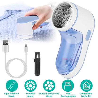 Electric Lint Shaver USB Rechargeable Fabric Clothes Lint Fluff Remover DailySale