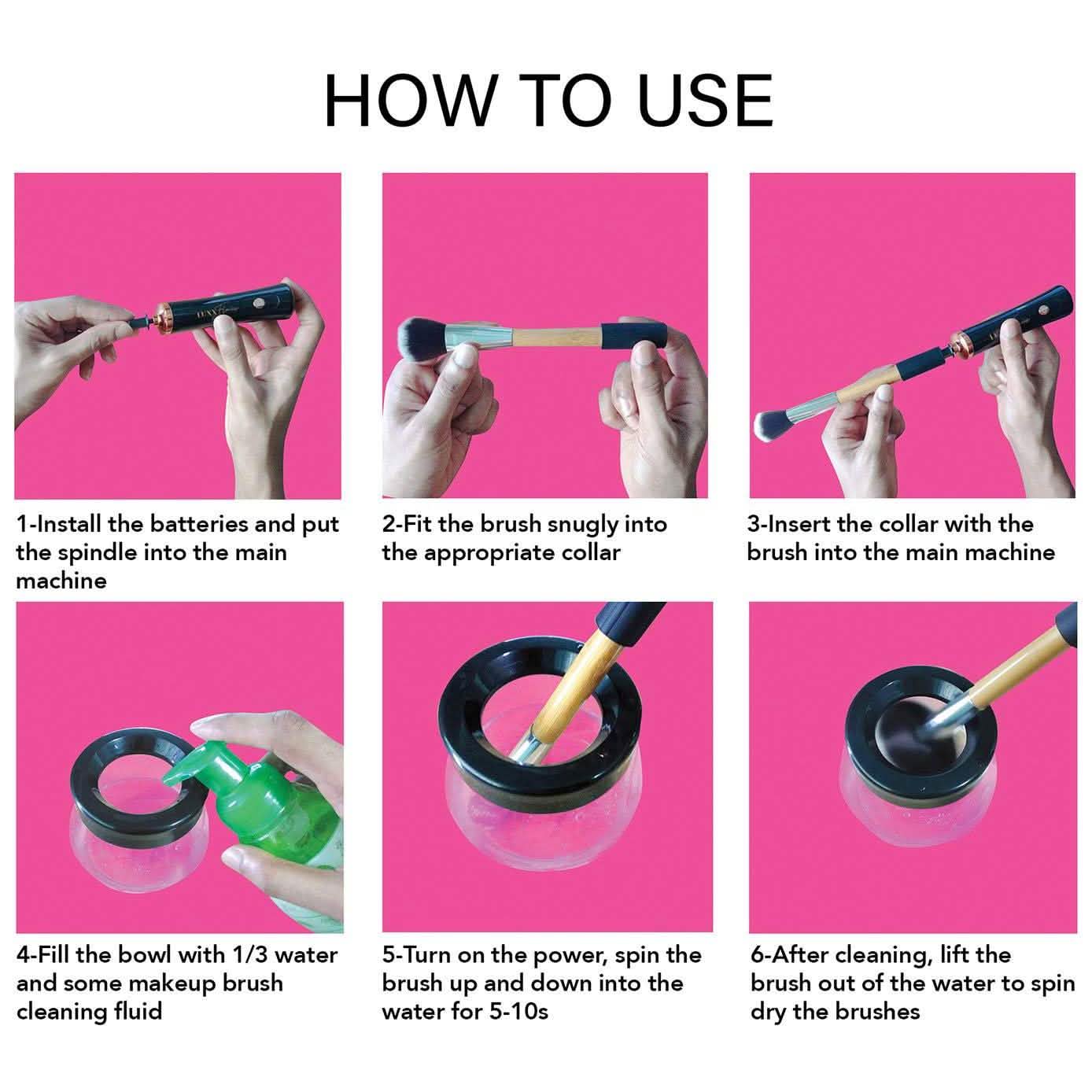 Electric Makeup Brush Cleaner and Dryer Machine DailySale