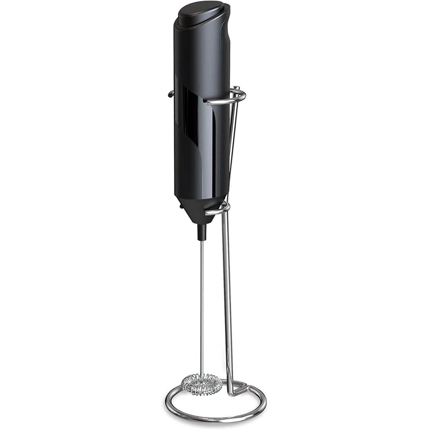 Electric Milk Frother Handheld with Stainless Steel Stand DailySale