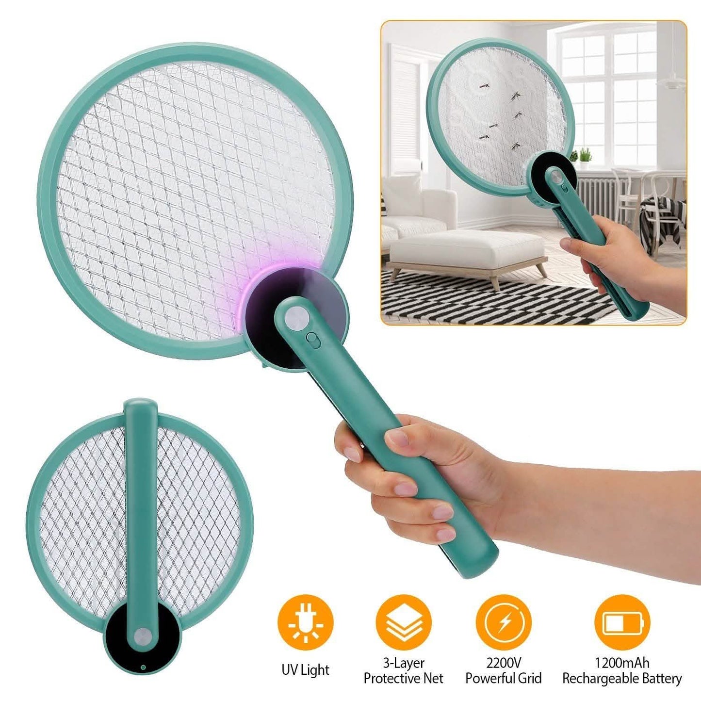 Electric Mosquito Swatter Bug Zapper DailySale