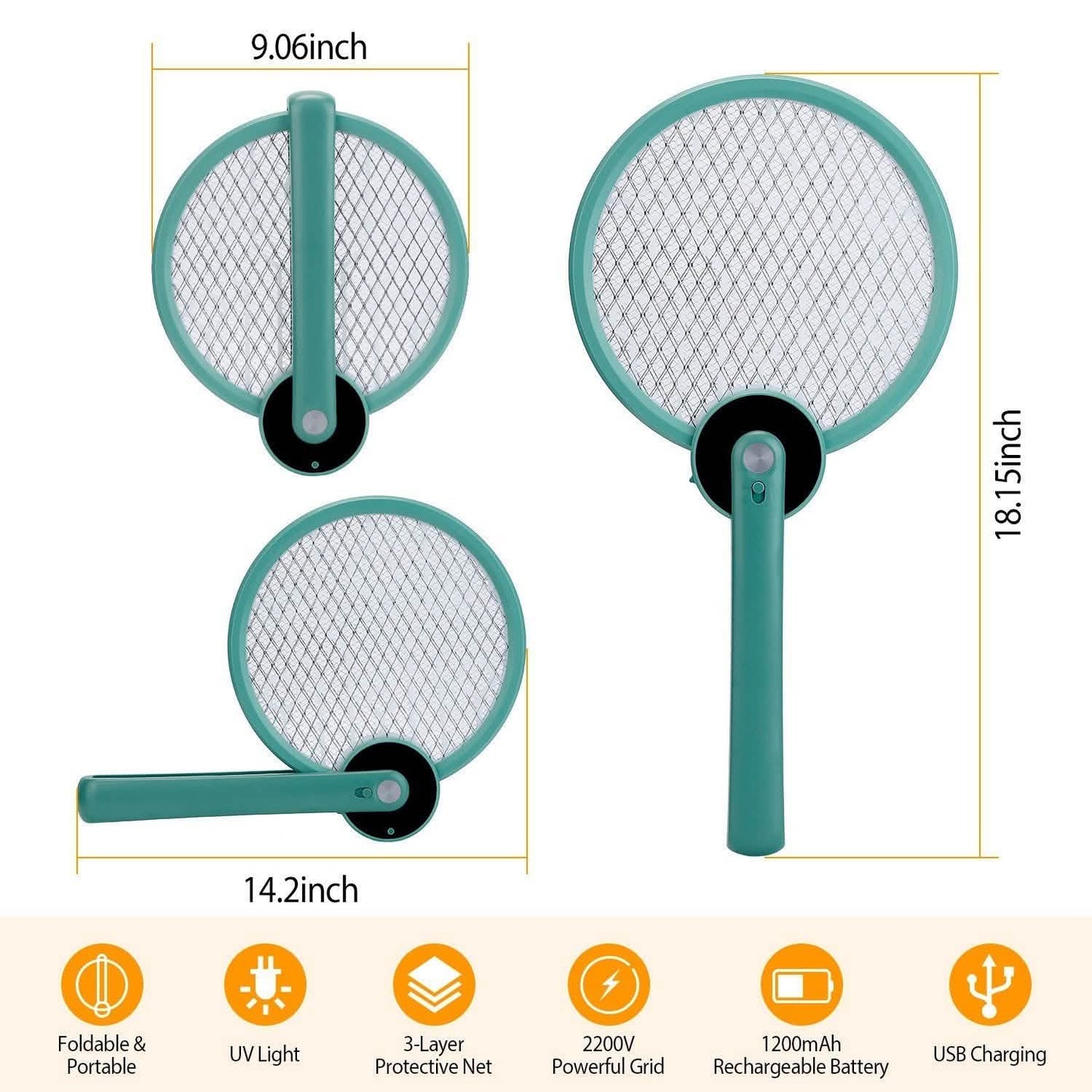 Electric Mosquito Swatter Bug Zapper DailySale