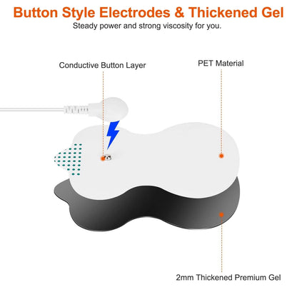 Electric Muscle Stimulator with Electrode Pads Wires DailySale