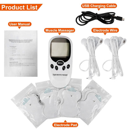 Electric Muscle Stimulator with Electrode Pads Wires DailySale