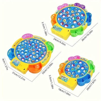 Electric Music Spinning Fishing Disc Toy Set DailySale