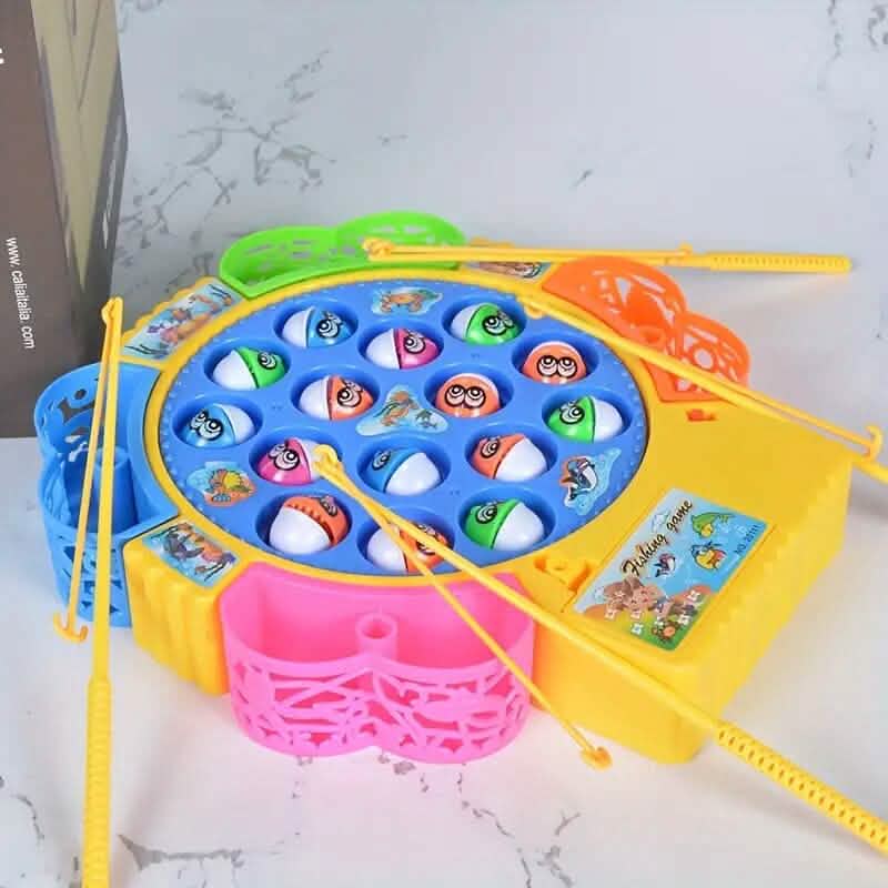 Electric Music Spinning Fishing Disc Toy Set DailySale