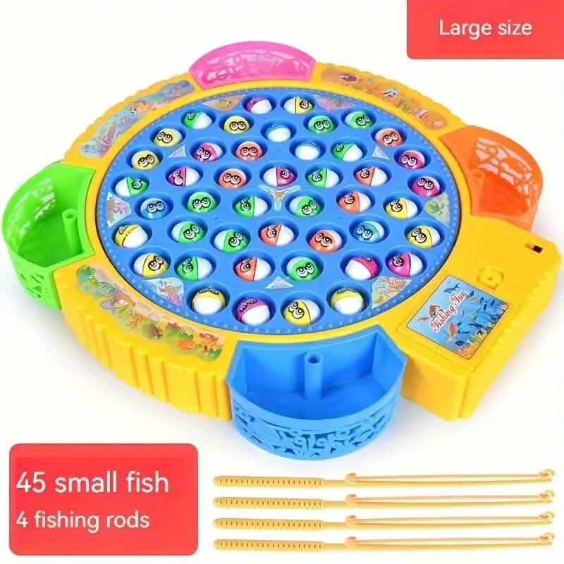 Electric Music Spinning Fishing Disc Toy Set DailySale