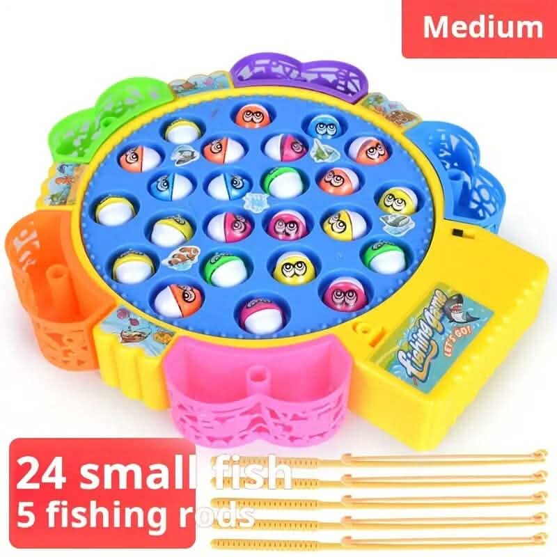 Electric Music Spinning Fishing Disc Toy Set DailySale
