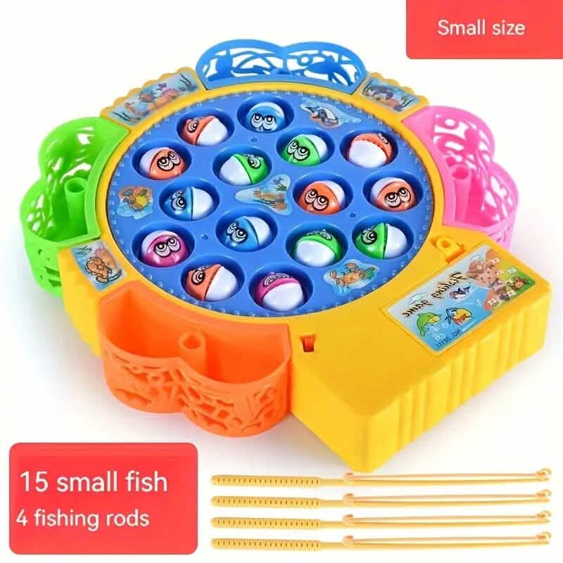Electric Music Spinning Fishing Disc Toy Set DailySale