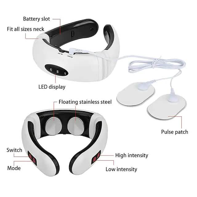 Electric Neck Massager and Pulse Back 6 Modes Power Control DailySale