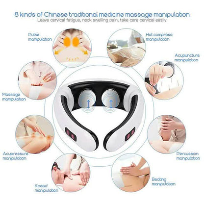 Electric Neck Massager and Pulse Back 6 Modes Power Control DailySale