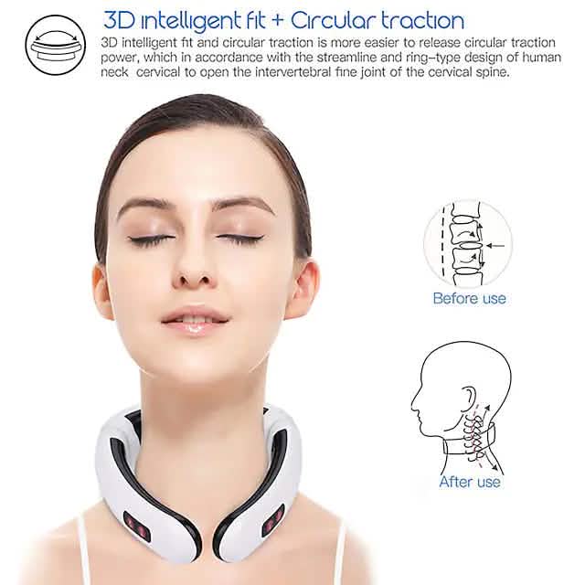 Electric Neck Massager and Pulse Back 6 Modes Power Control DailySale