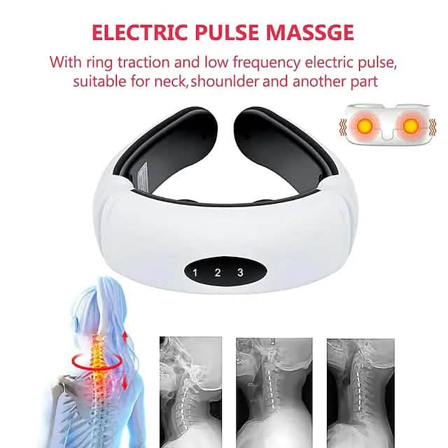 Electric Neck Massager and Pulse Back 6 Modes Power Control DailySale