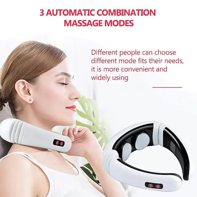 Electric Neck Massager and Pulse Back 6 Modes Power Control DailySale