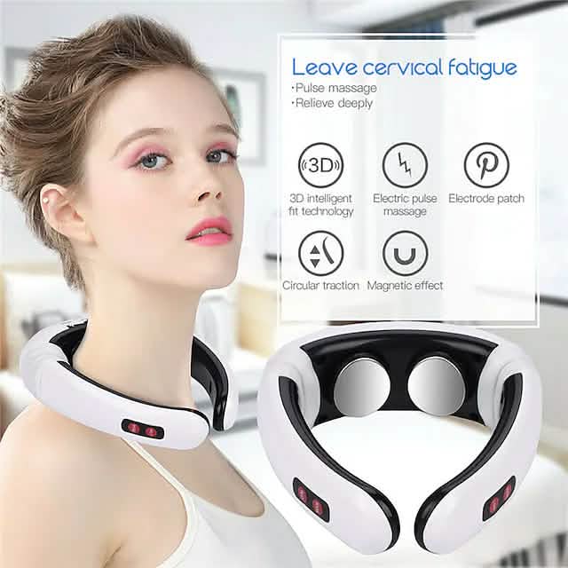 Electric Neck Massager and Pulse Back 6 Modes Power Control DailySale