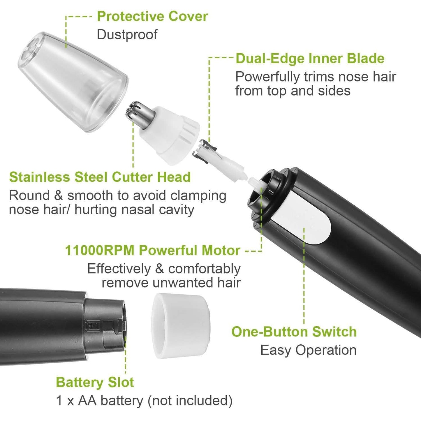 Electric Nose, Ear and Hair Trimmer DailySale