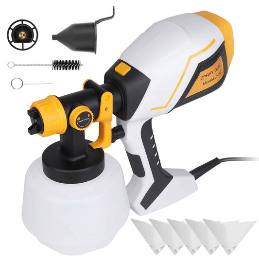 Electric Paint Sprayer HVLP with Different Spray Patterns 1200ML Detachable Container DailySale