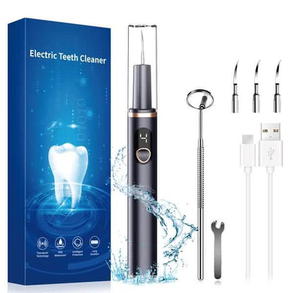 Electric Plaque Remover for Teeth, Rechargeable Teeth Cleaning Kit with 4 Modes DailySale