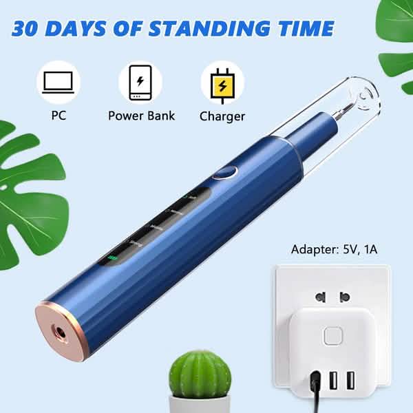 Electric Plaque Remover for Teeth, Rechargeable Teeth Cleaning Kit with 4 Modes DailySale