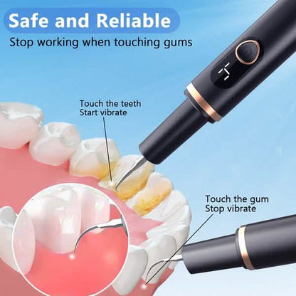 Electric Plaque Remover for Teeth, Rechargeable Teeth Cleaning Kit with 4 Modes DailySale