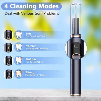 Electric Plaque Remover for Teeth, Rechargeable Teeth Cleaning Kit with 4 Modes DailySale