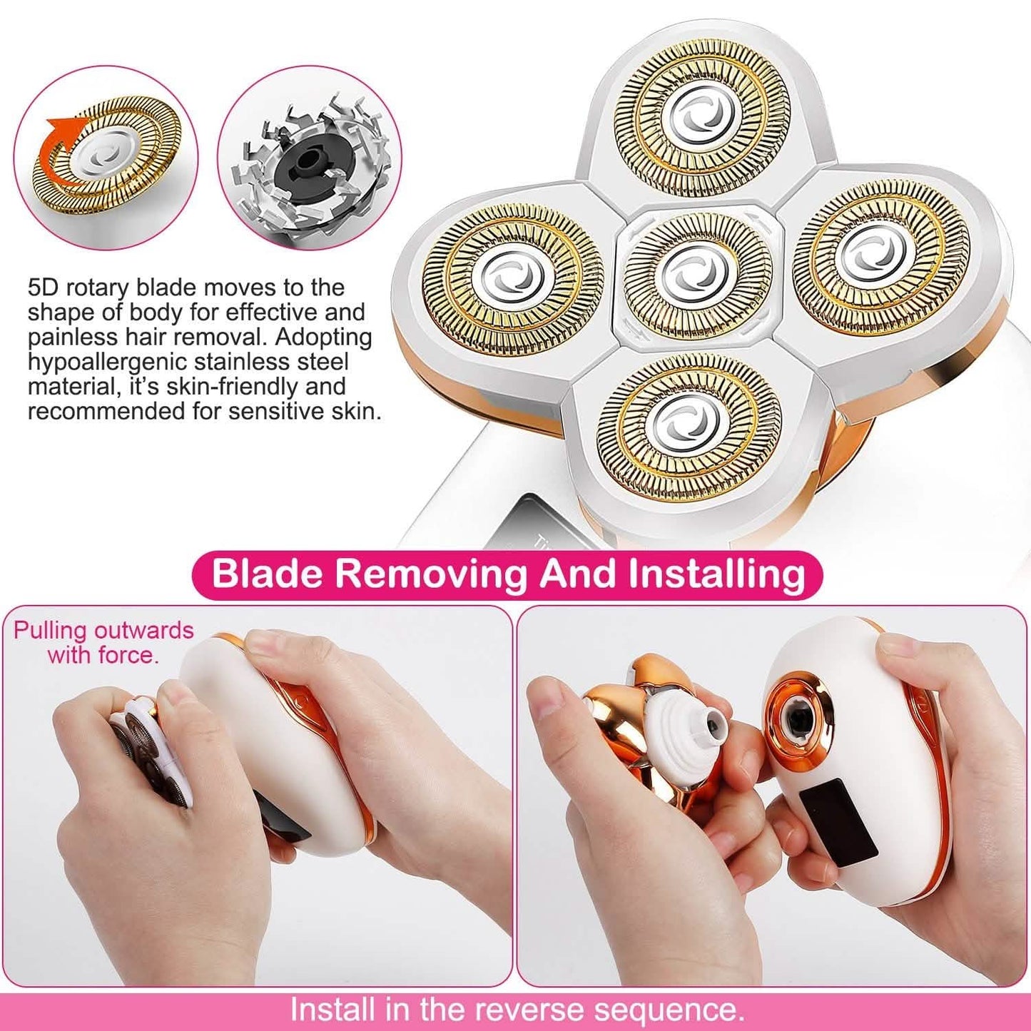 Electric Razor for Women Painless Leg Shaver DailySale