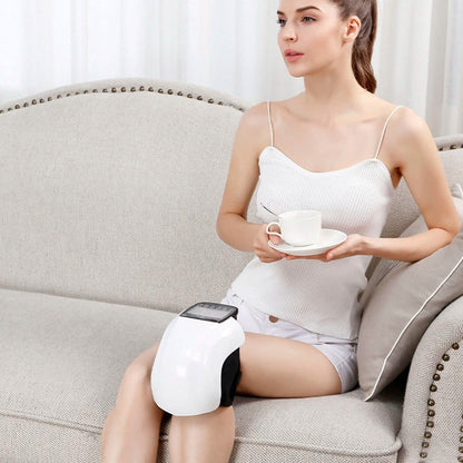 Electric Rechargeable Knee Massager Infrared Heat Pain Relief Therapy DailySale