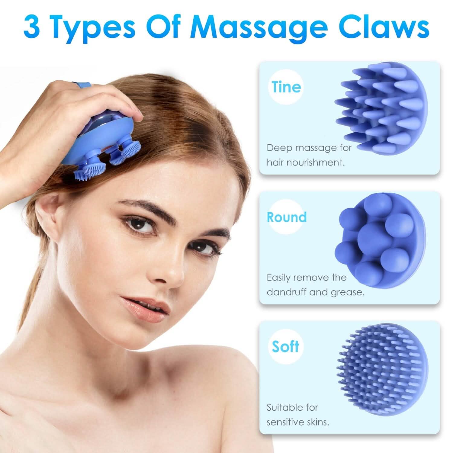Electric Rechargeable Scalp Massager DailySale