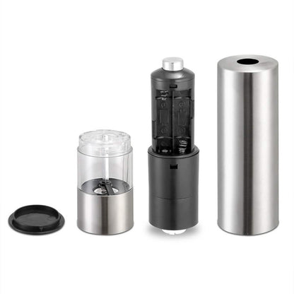 Electric Salt Pepper Grinder with Light Adjustable Coarseness DailySale
