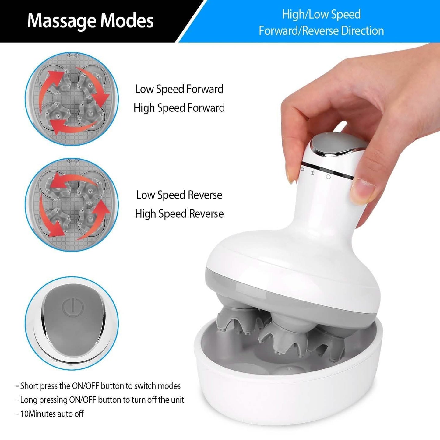 Electric Scalp Massager Handheld DailySale