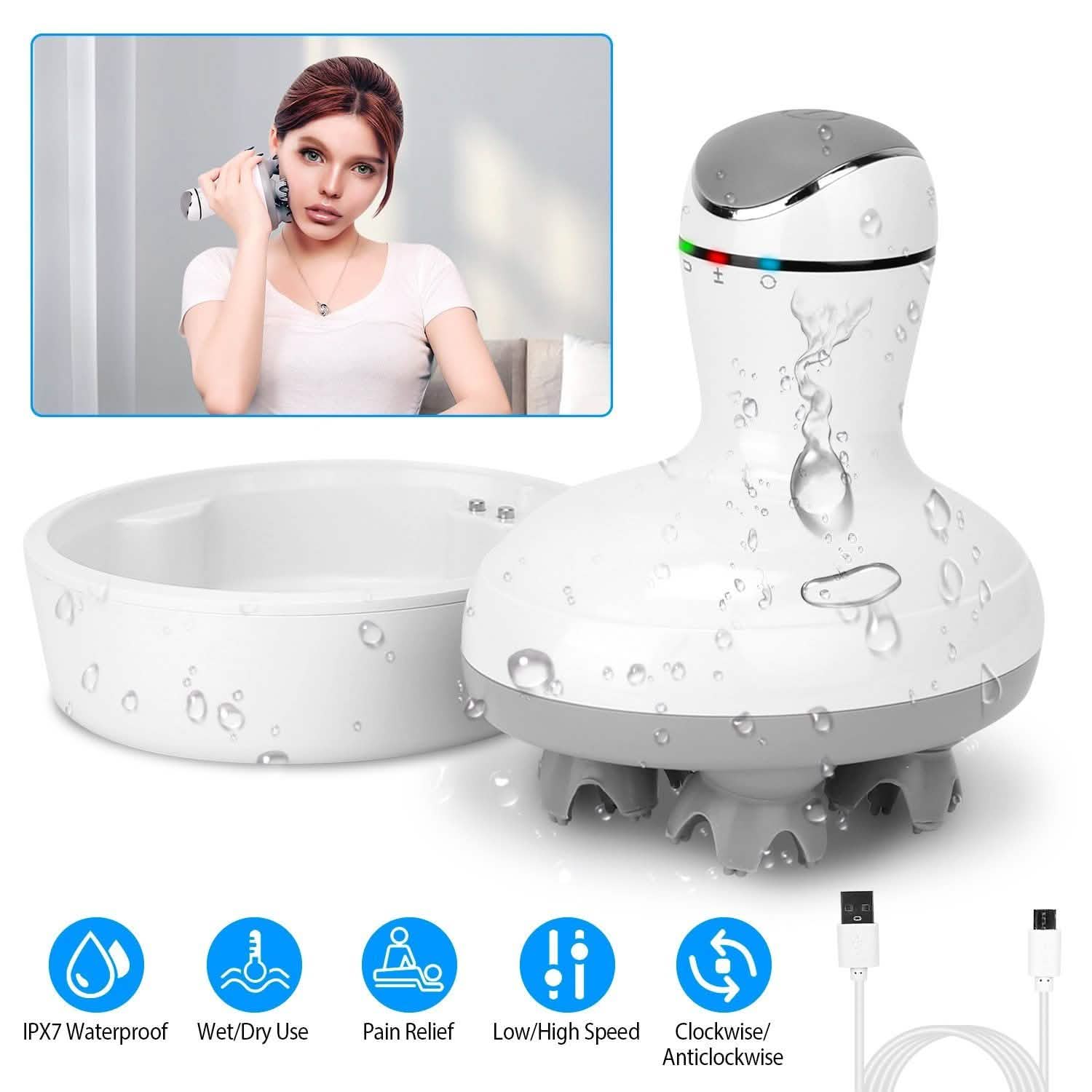 Electric Scalp Massager Handheld DailySale