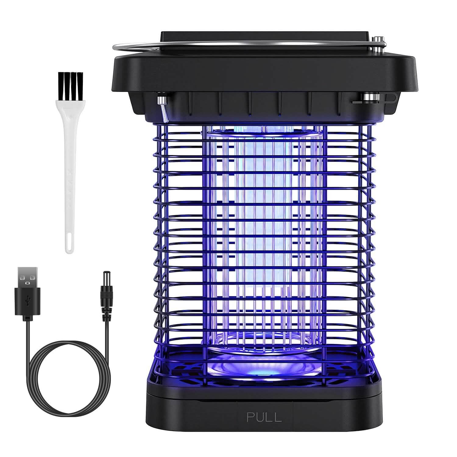 Electric Solar Powered Bug Zapper Lamp IP65 Waterproof for Indoor and Outdoor DailySale