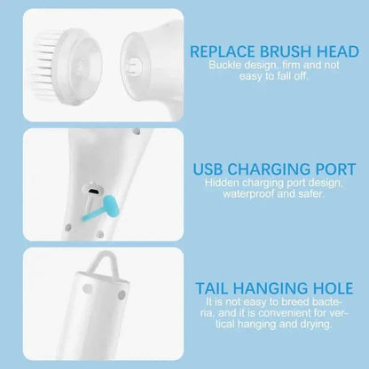 Electric Spin Scrubber for Bathtub, Kitchen, Dish, Sink, Tub and Tile DailySale